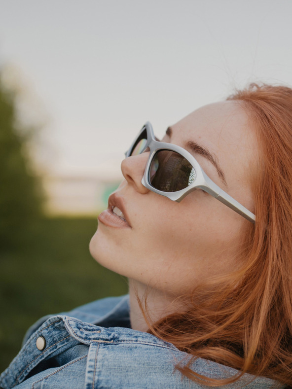 VEYREY Λευκά unisex γυαλιά ηλίου VeyRey Narel