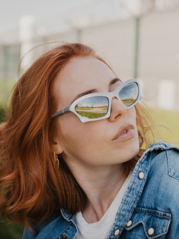 VEYREY Λευκά unisex γυαλιά ηλίου VeyRey Narel