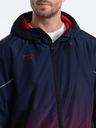 Ombre Clothing Κόκκινο και μπλε ανδρικό αθλητικό μπουφάν από την Ombre Clothing