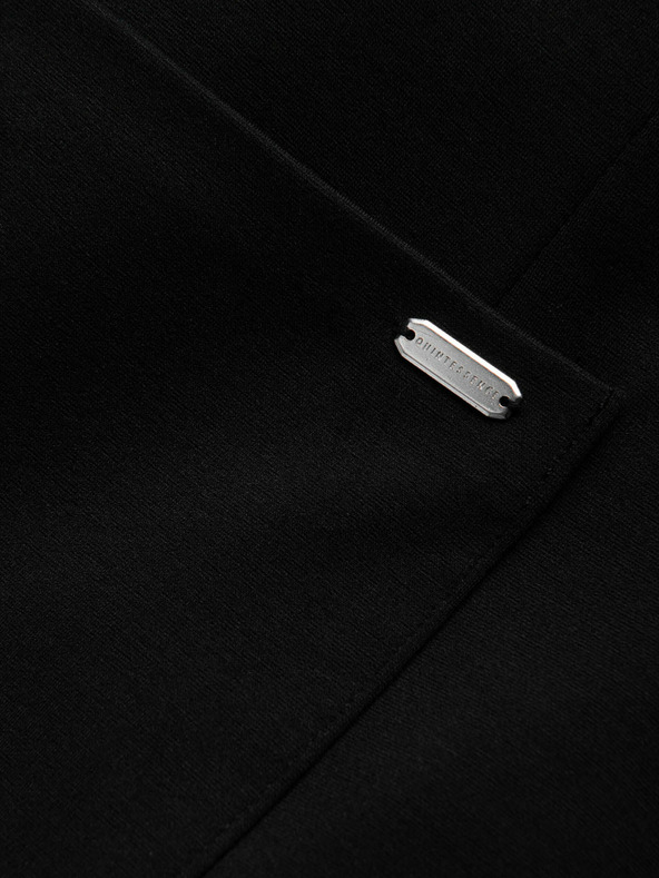 Ombre Clothing Μαύρο ανδρικό σακάκι με τσέπες Ombre Clothing