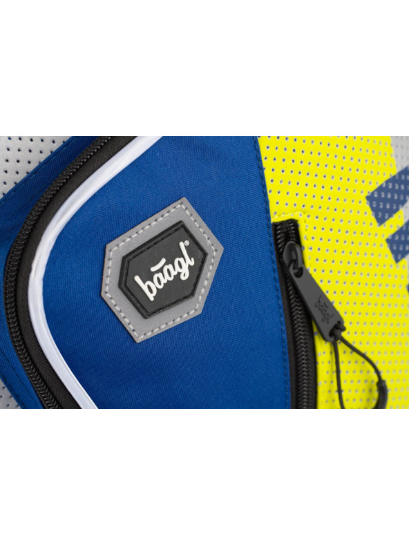 BAAGL  Μπλε σχολείο σακίδιο πλάτης κυβικά νέον Baagl