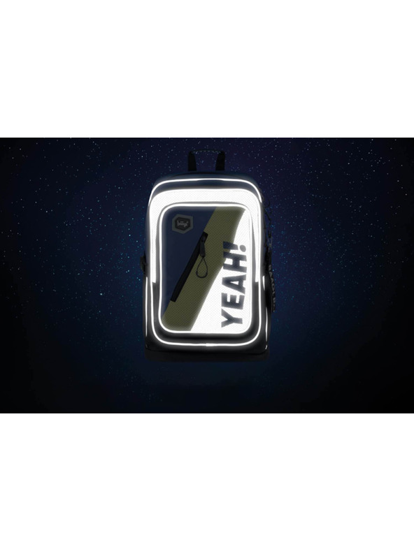 BAAGL  Μπλε σχολείο σακίδιο πλάτης κυβικά νέον Baagl