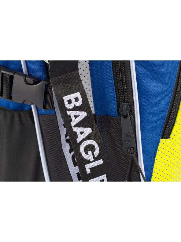 BAAGL  Μπλε σχολείο σακίδιο πλάτης κυβικά νέον Baagl