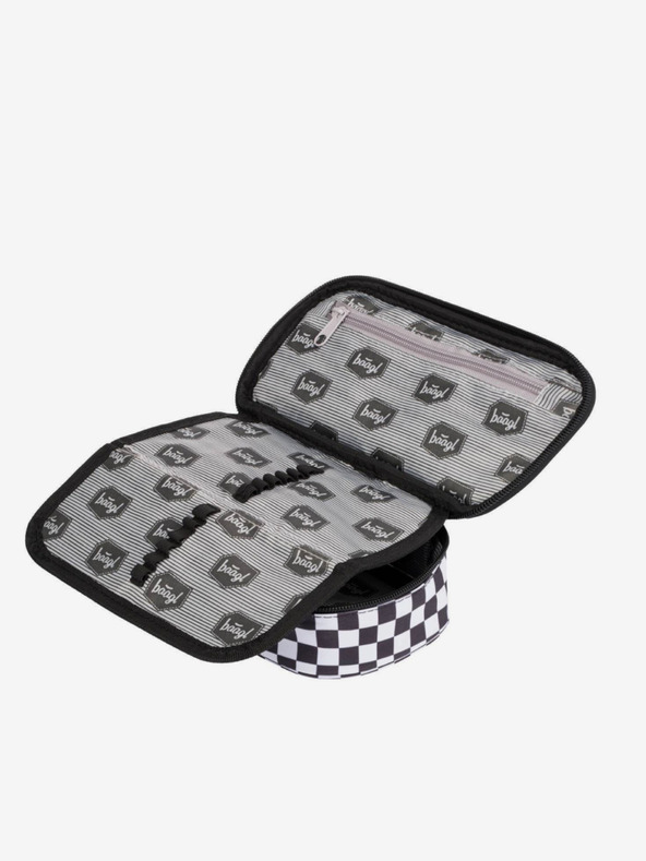 BAAGL  Μαύρη σχολική μολυβοθήκη skate ska Baagl