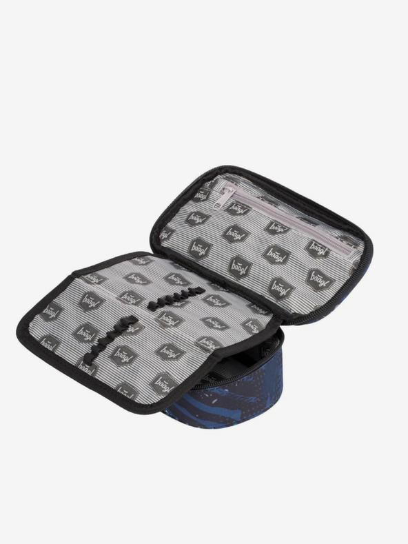 BAAGL  Μπλε σχολική μολυβοθήκη skate δομή Baagl