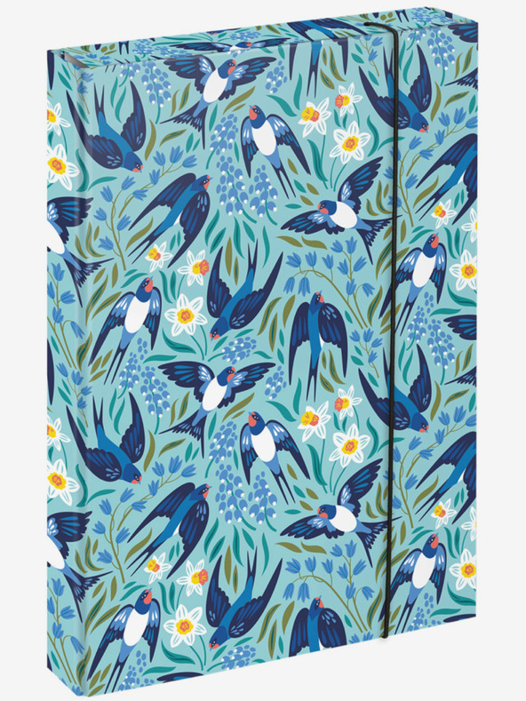 BAAGL  Μπλε κάλυμμα σχολικού τετραδίου A4 Baagl | Jumbo Χελιδόνια