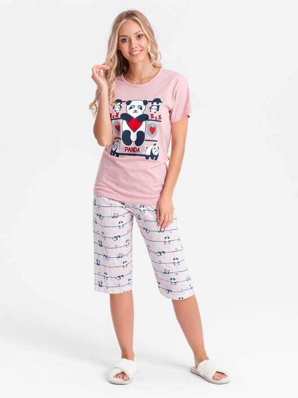 Edoti Γυναικείες πιτζάμες - ροδακινί ΕΔΩΤΗ