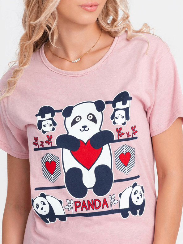 Edoti Γυναικείες πιτζάμες - ροδακινί ΕΔΩΤΗ