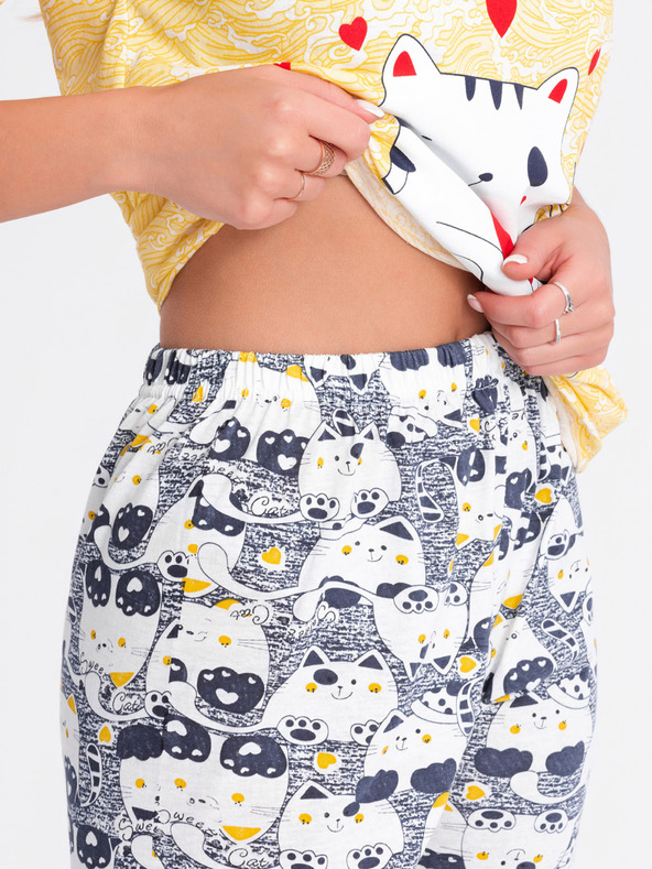 Edoti Γυναικείες πιτζάμες - κίτρινες ΕΔΩΤΗ