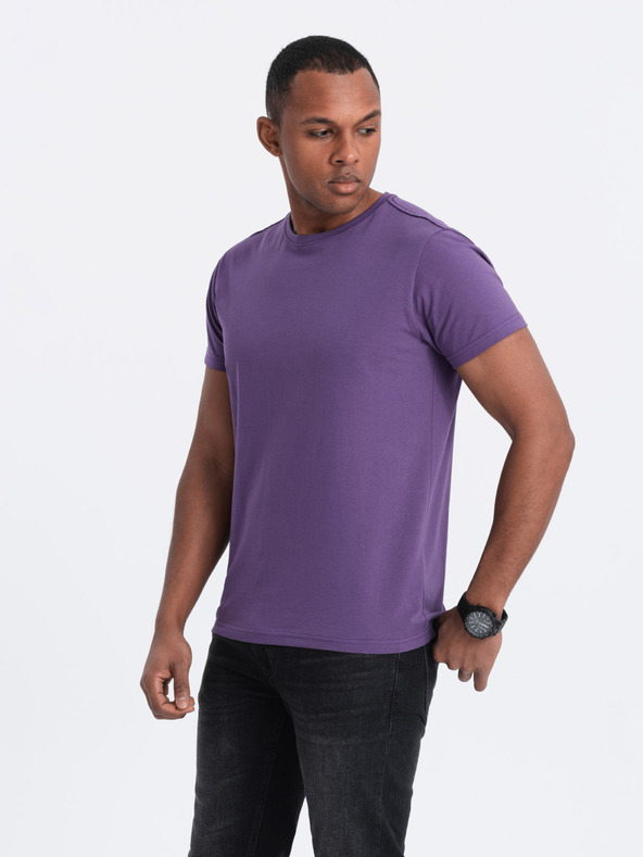 Ombre Clothing Ανδρικό κλασικό βαμβακερό μπλουζάκι BASIC T-Shirt Ombre Ενδύματα