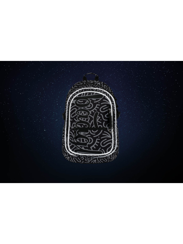 BAAGL  Baagl Core Element μαύρο σχολικό σακίδιο