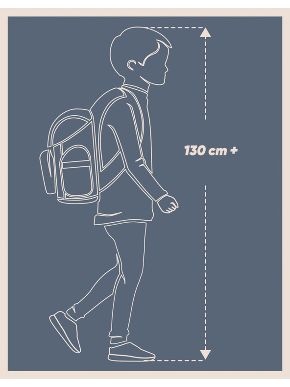 BAAGL  Baagl Core Element μαύρο σχολικό σακίδιο