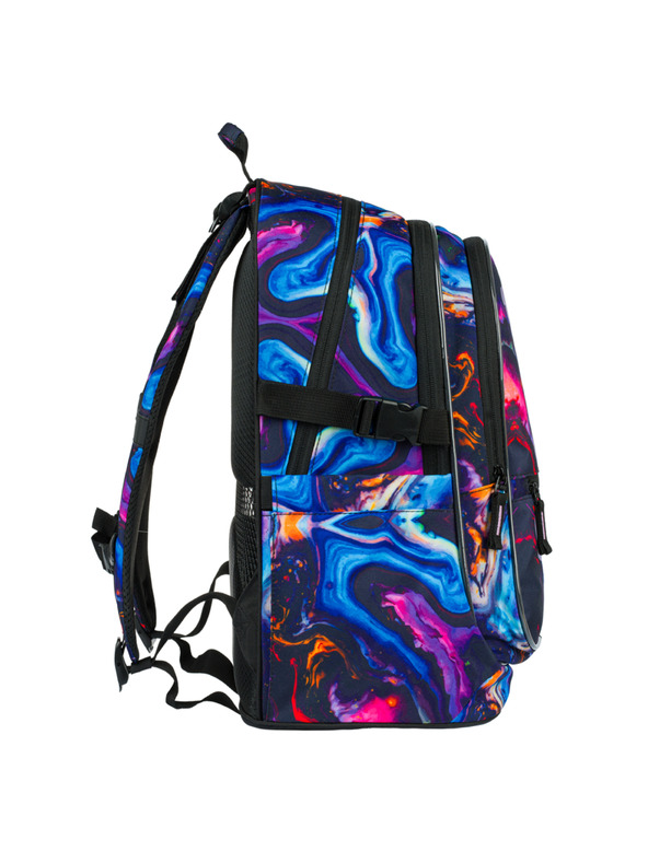 BAAGL  Μωβ σχολικό σετ - σακίδιο πλάτης, μολυβοθήκη, τσάντα Baagl Core Marble