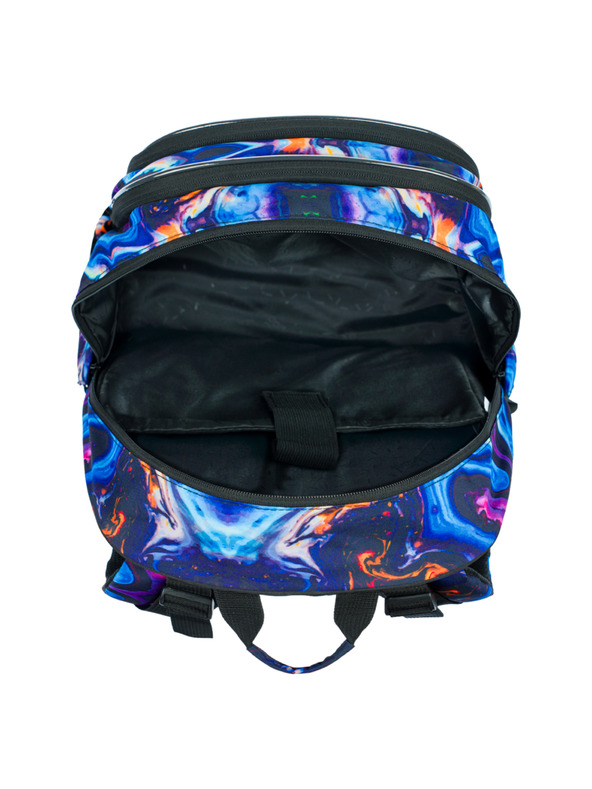 BAAGL  Μωβ σχολικό σετ - σακίδιο πλάτης, μολυβοθήκη, τσάντα Baagl Core Marble