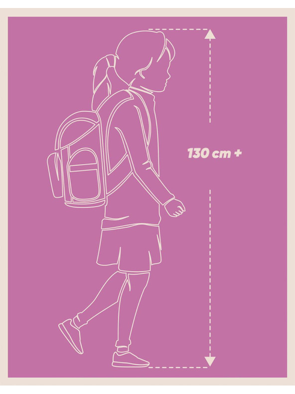 BAAGL  Μωβ σχολικό σετ - σακίδιο πλάτης, μολυβοθήκη, τσάντα Baagl Core Marble