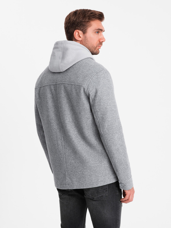 Ombre Clothing Ανδρικό ελαφρύ fleece μπουφάν Ombre Clothing V2 OM-JANP-0199