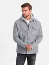 Ombre Clothing Ανδρικό ελαφρύ fleece μπουφάν Ombre Clothing V2 OM-JANP-0199