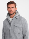 Ombre Clothing Ανδρικό ελαφρύ fleece μπουφάν Ombre Clothing V2 OM-JANP-0199