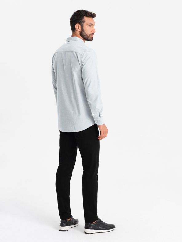 Ombre Clothing Ανδρικό πουκάμισο oxford Ombre Clothing V2 OM-SHOS-0172