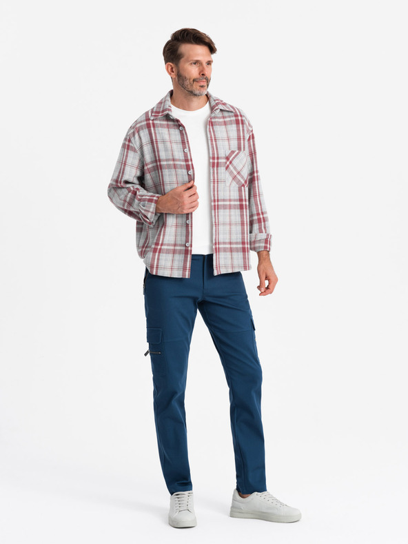 Ombre Clothing Ανδρικά ρούχα Ombre STRAIGHT LEG CARGO V1 OM-PACG-0204