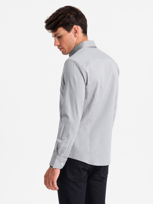 Ombre Clothing Ανδρικό πουκάμισο Ombre Clothing SLIM FIT V2 OM-SHCS-0175