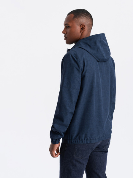 Ombre Clothing Ανδρικό ελαφρύ αθλητικό μπουφάν με επένδυση fleece Ombre Clothing