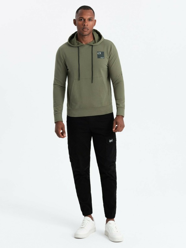 Ombre Clothing Ανδρικό φούτερ με κουκούλα καγκουρό Ombre Clothing