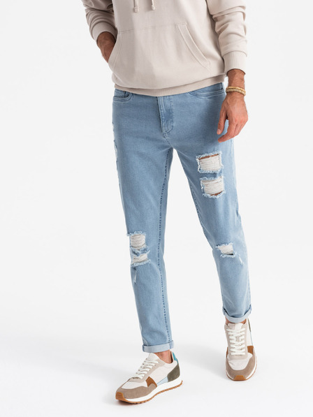 Ombre Clothing Ανδρικό τζιν με κωνικό σχήμα Ombre Clothing