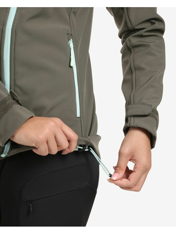 Kilpi Kilpi RAVIA-W Γυναικείο softshell μπουφάν σκούρο πράσινο