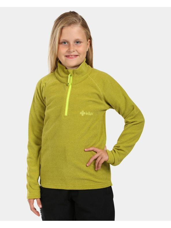 Kilpi Παιδικό φλις φούτερ Kilpi ALMERI-J Ανοιχτό πράσινο