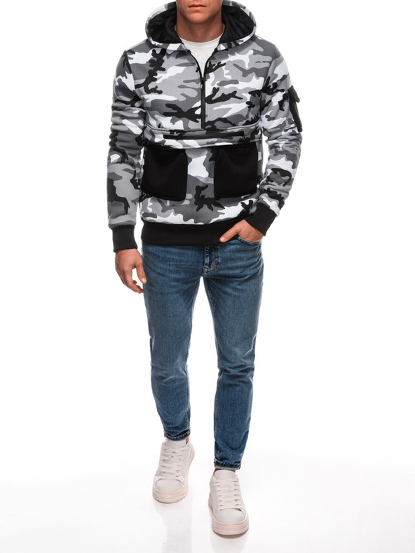 Edoti Ανδρικό φούτερ με κουκούλα Edoti