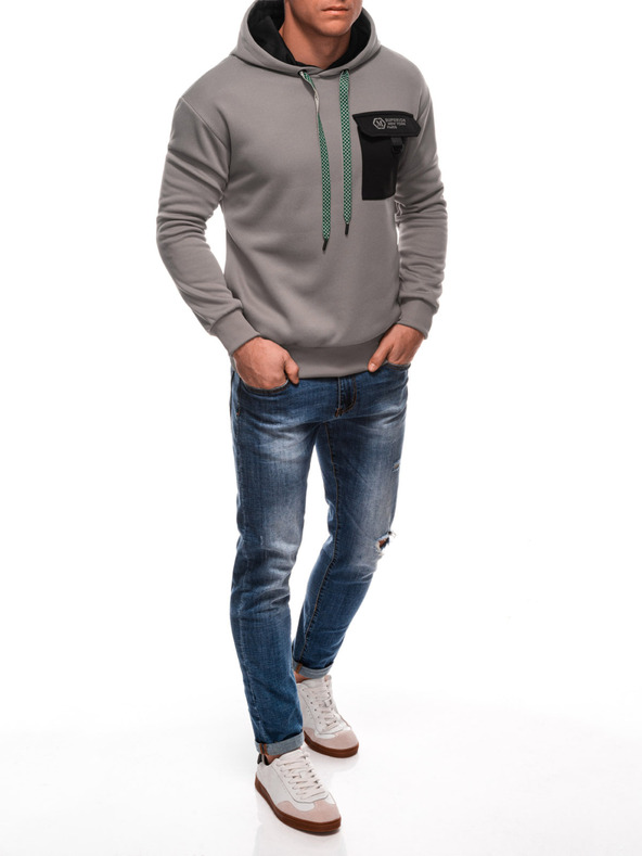 Edoti Ανδρικό φούτερ με κουκούλα Edoti