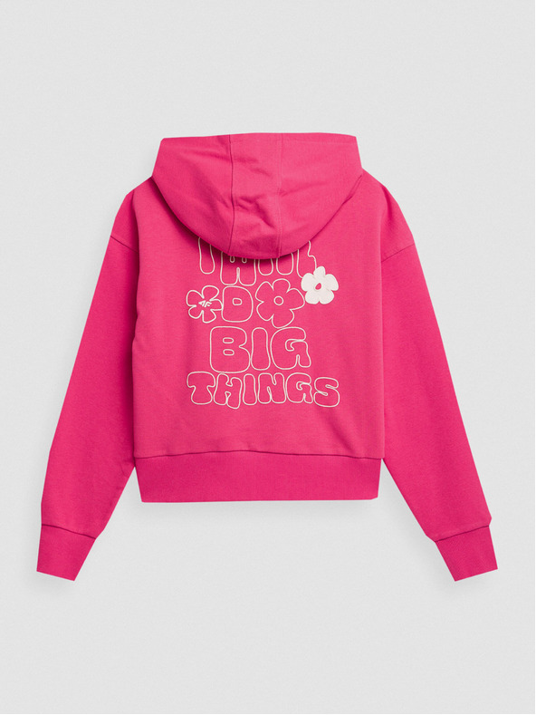 4F Φούτερ από βαμβάκι για κορίτσια