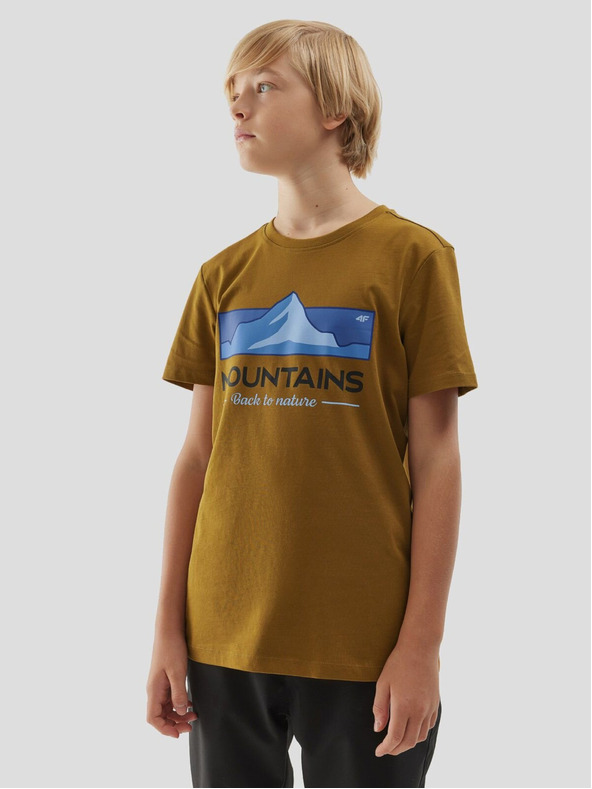 4F Βαμβακερή μπλούζα για αγόρια