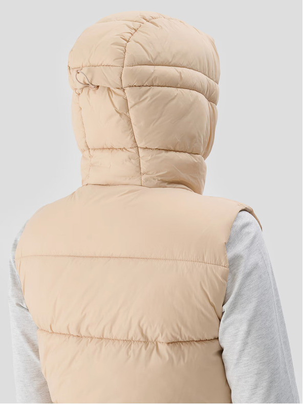 4F 4F Γυναικείο γιλέκο με πούπουλα