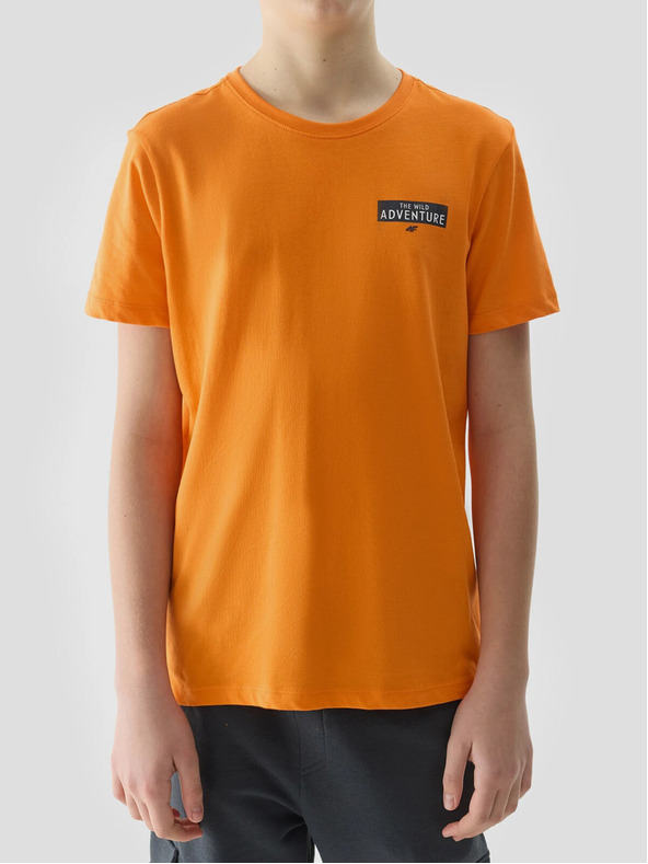 4F Παιδικό μπλουζάκι από οργανικό βαμβάκι με εκτύπωση 4F