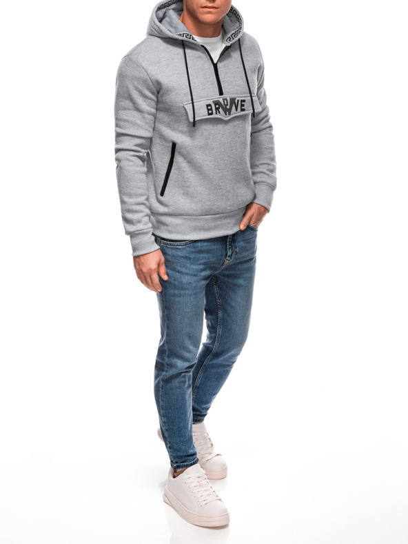 Edoti Ανδρικό φούτερ με κουκούλα 1698B Edoti