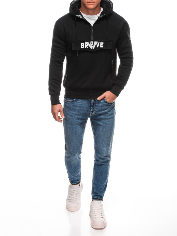 Edoti Ανδρικό φούτερ με κουκούλα 1698B Edoti