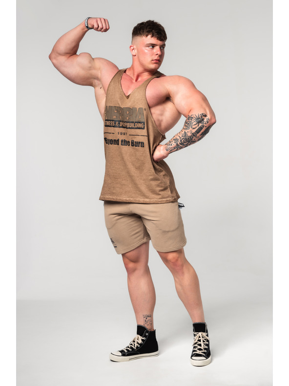 Nebbia Φόρμα γυμναστικής GYM BRO 352 M,ανοιχτό καφέ