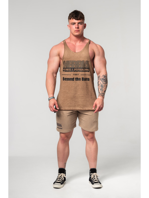 Nebbia Φόρμα γυμναστικής GYM BRO 352 M,ανοιχτό καφέ