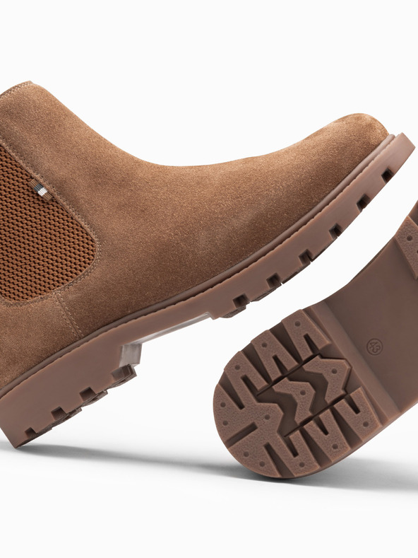 Ombre Clothing Ανδρικά παπούτσια με ψηλό τακούνι από σουέτ Ombre Ενδύματα