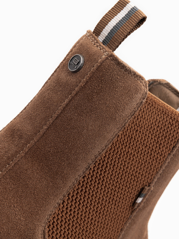 Ombre Clothing Ανδρικά παπούτσια με ψηλό τακούνι από σουέτ Ombre Ενδύματα