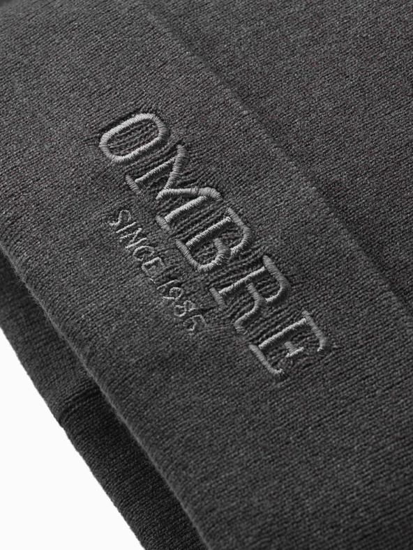 Ombre Clothing Ανδρικό πλεκτό καπέλο με κεντημένη επιγραφή Ombre Clothing