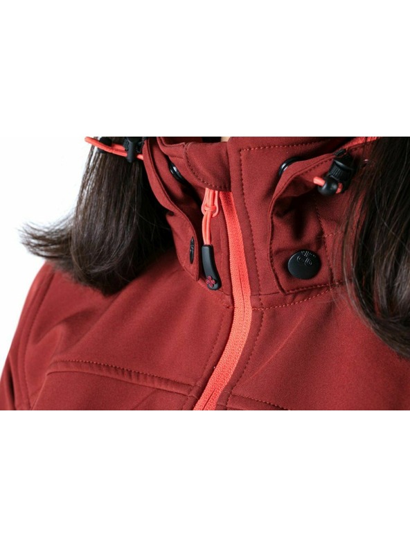 Kilpi Γυναικείο μπουφάν KILPI RAVIA-W Softshell Jacket Dark Red