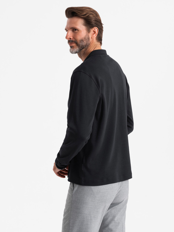 Ombre Clothing Ανδρικό μακρυμάνικο πουκάμισο πόλο Ombre Clothing