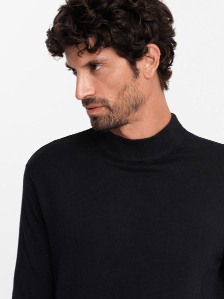 Ombre Clothing Ανδρικό πλεκτό μισό ζιβάγκο με βισκόζη Ombre ρούχα