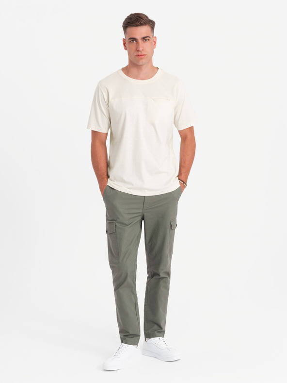 Ombre Clothing Ανδρικό βαμβακερό μπλουζάκι Ombre Ρούχα