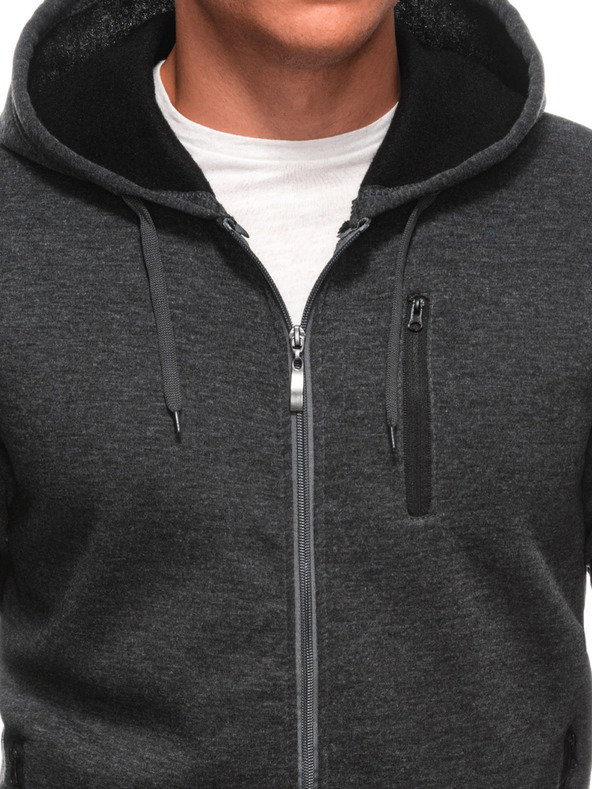 Edoti Ανδρικό φούτερ με κουκούλα B1704 Edoti