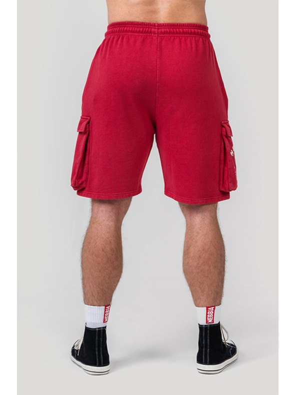 Nebbia Πλυμένο φαρδύ σορτσάκι φορτίου LEGACY 787 M,ανοιχτό γκρι