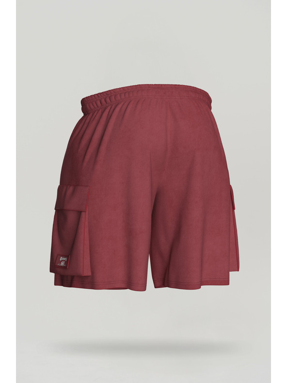 Nebbia Πλυμένο φαρδύ σορτσάκι φορτίου LEGACY 787 M,ανοιχτό γκρι